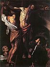 Caravaggio Canvas Paintings - The Crucifixion of St. Andrew